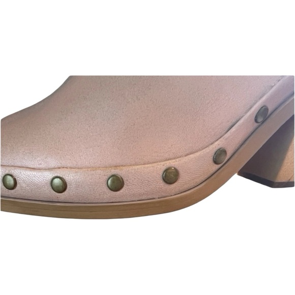 Natural Leather Studded Boots 7.5 Western Line Dancing NWB $158 Band of Gypsies - Picture 5 of 7